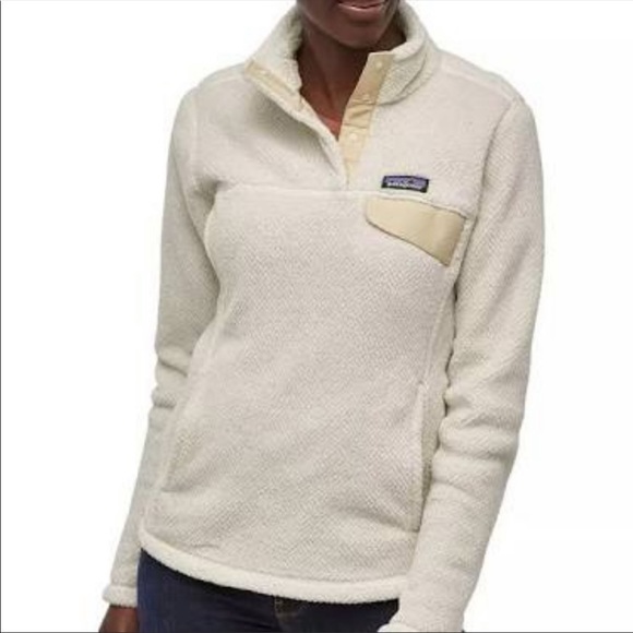 Patagonia Tops - Patagonia Cream Retool Snap T Pullover